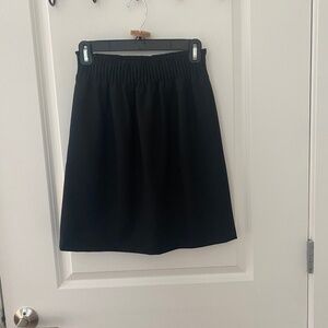J.Crew Black Wool Blend Sidewalk Skirt